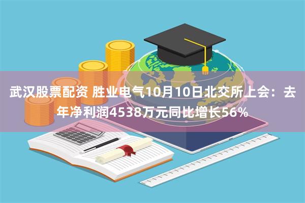 武汉股票配资 胜业电气10月10日北交所上会：去年净利润4538万元同比增长56%