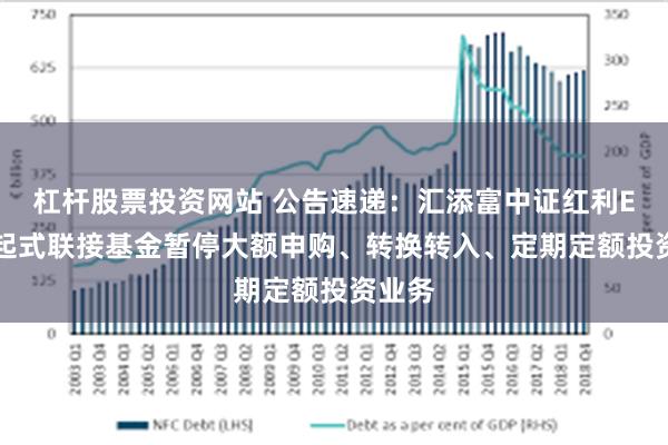 杠杆股票投资网站 公告速递：汇添富中证红利ETF发起式联接基金暂停大额申购、转换转入、定期定额投资业务